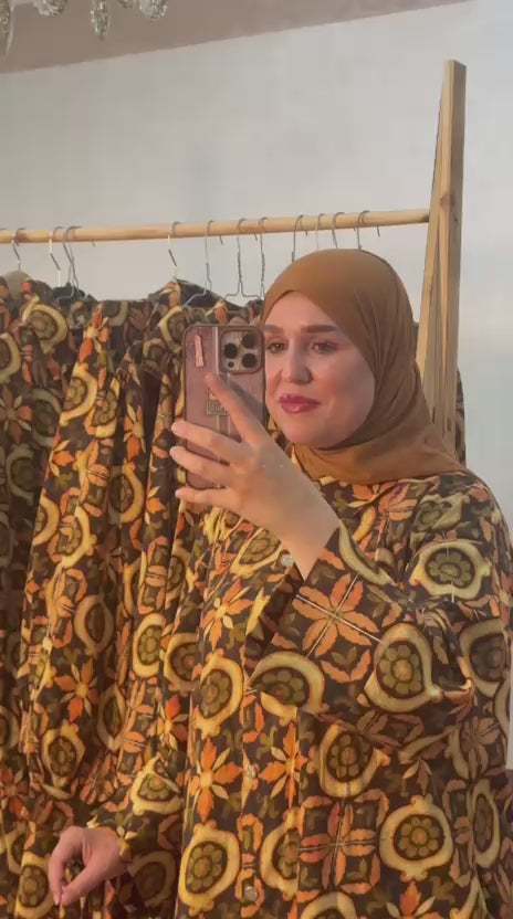 فستان شوميز ياقين