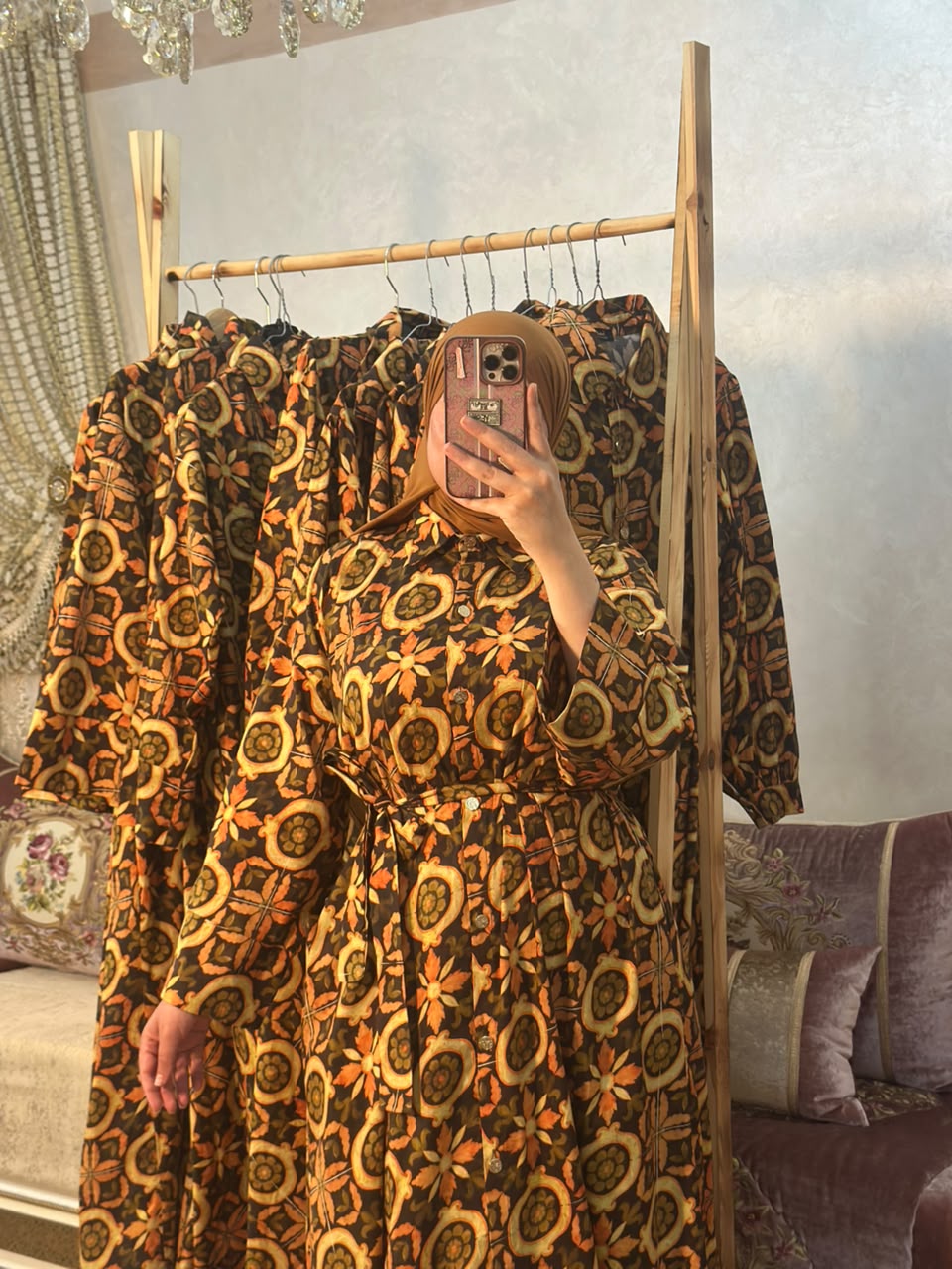 فستان شوميز ياقين