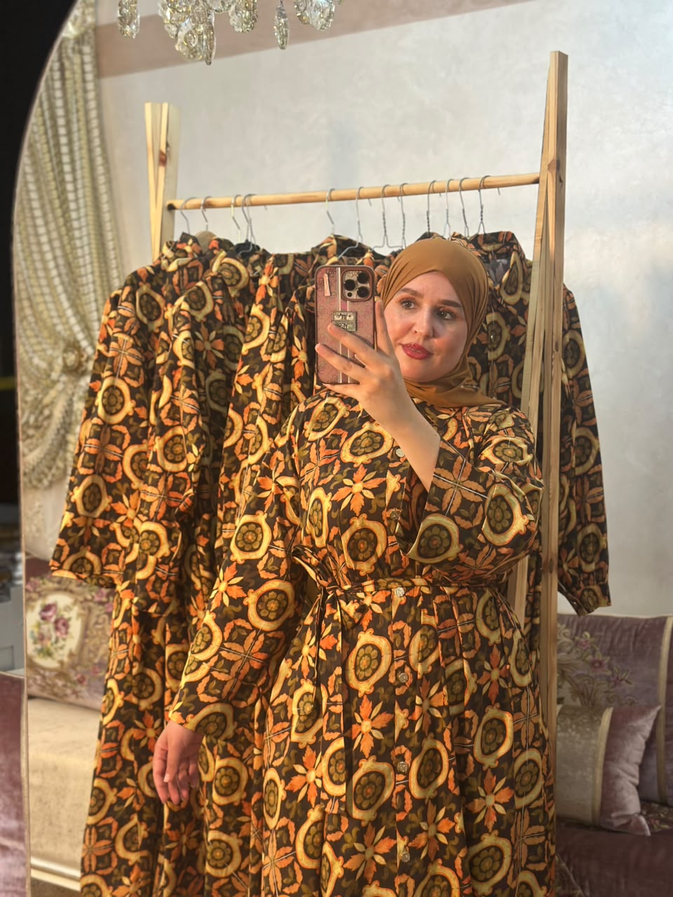 فستان شوميز ياقين