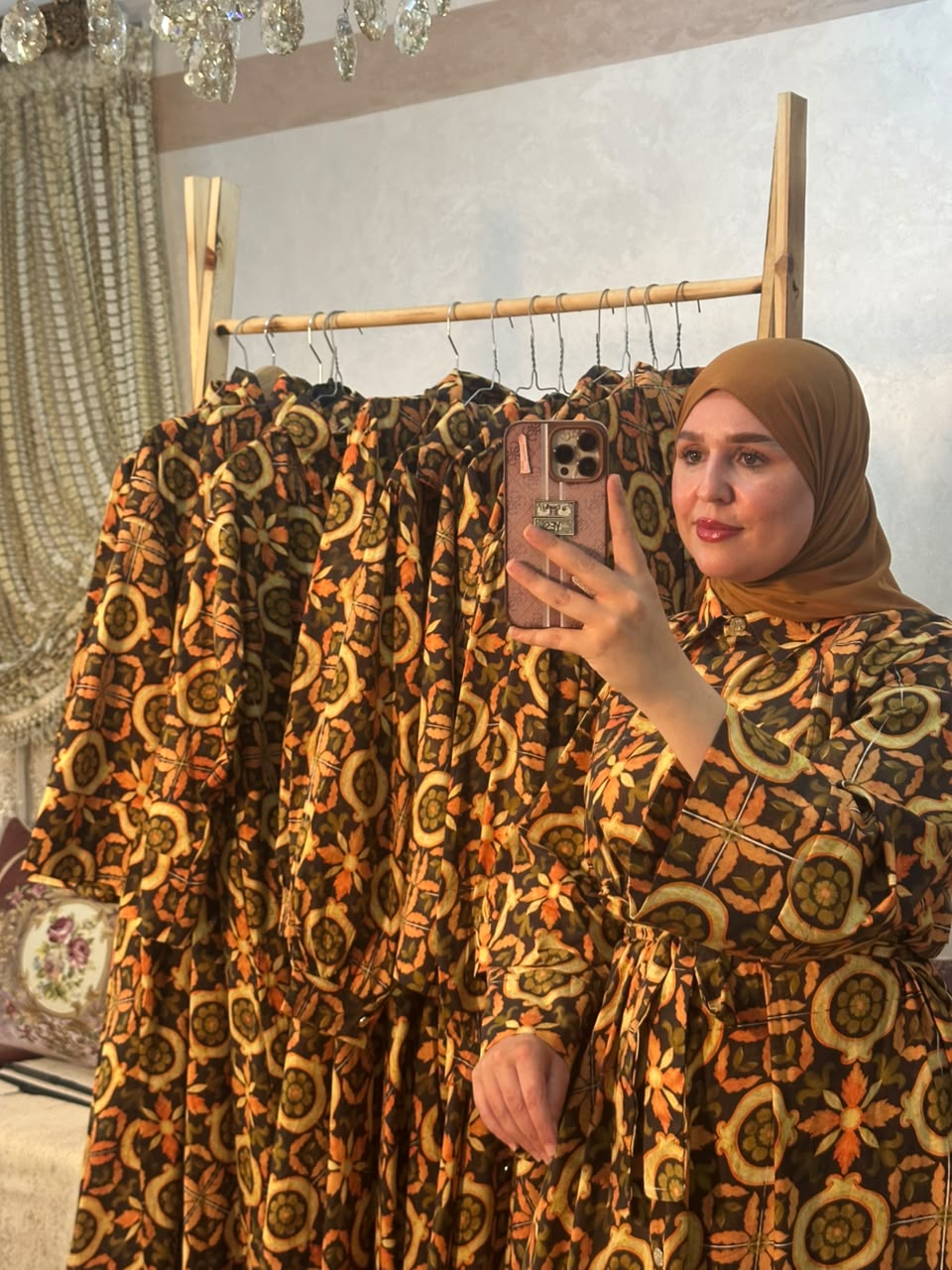 فستان شوميز ياقين